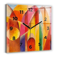 Sienas pulkstenis Mākslas Dekorēšanas Abstrakcija, 30x30 cm cena un informācija | Pulksteņi | 220.lv