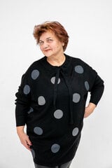 Džemperis sievietēm, melns цена и информация | Женские кофты | 220.lv