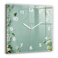 Sienas pulkstenis Mazi Ziedi, 30x30 cm цена и информация | Pulksteņi | 220.lv