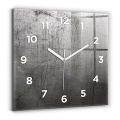 Sienas pulkstenis Metāla Siena, 30x30 cm cena un informācija | Pulksteņi | 220.lv
