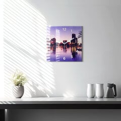 Sienas pulkstenis Orlando Panorama No Pilsētas, 30x30 cm цена и информация | Часы | 220.lv