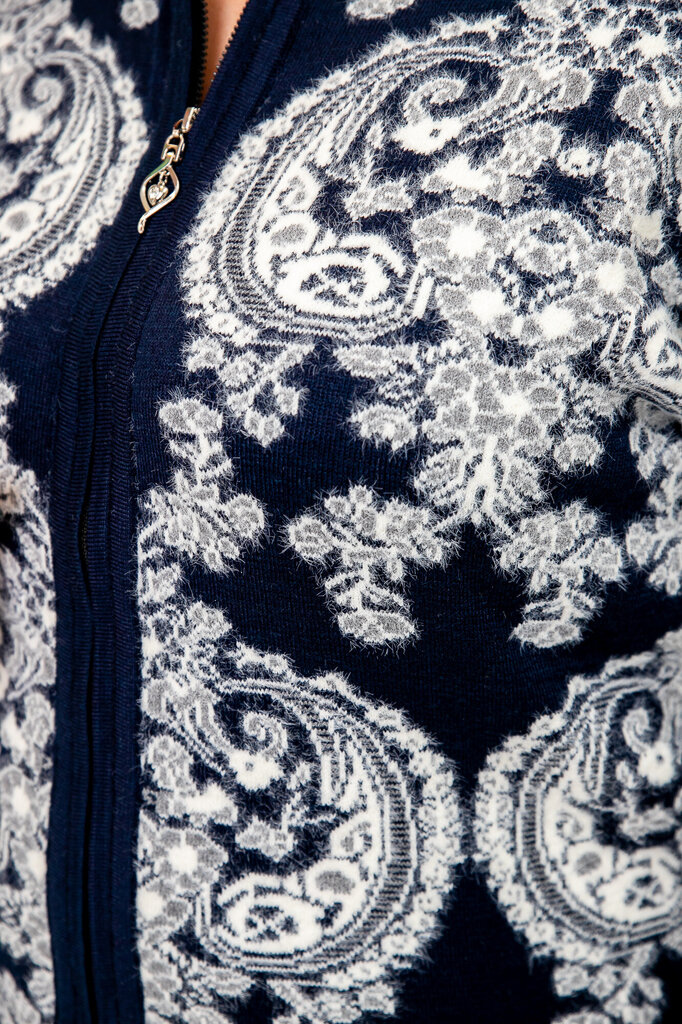Džemperis sievietēm, zils/balts цена и информация | Sieviešu džemperi | 220.lv