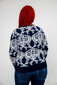 Džemperis sievietēm, zils/balts цена и информация | Sieviešu džemperi | 220.lv