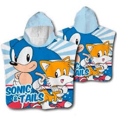 Sonic The Hedgehog kokvilnas dvielis, 55x100 cm cena un informācija | Dvieļi | 220.lv