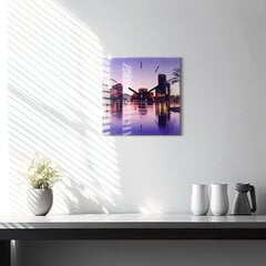 Sienas pulkstenis Orlando Panorama No Pilsētas, 30x30 cm цена и информация | Часы | 220.lv