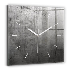 Sienas pulkstenis Metāla Siena, 30x30 cm cena un informācija | Pulksteņi | 220.lv