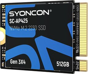 Syoncon SC930 M.2 2230 cena un informācija | Iekšējie cietie diski (HDD, SSD, Hybrid) | 220.lv