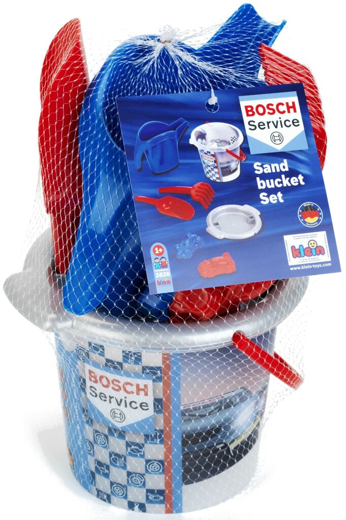Smilšu rotaļlietu komplekts Klein Bosch Service,zils цена и информация | Ūdens, smilšu un pludmales rotaļlietas | 220.lv