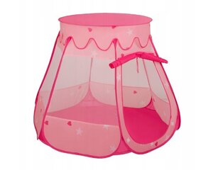 Telts ar plastmasas bumbiņām, rozā, 105x90 cm cena un informācija | Rotaļlietas zīdaiņiem | 220.lv