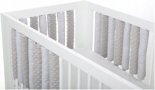 Двусторонняя мягкая защита для кроватки Babymam, 20 шт, gray цена и информация | Товары для безопасности детей дома | 220.lv