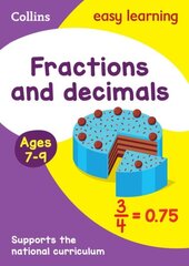 Fractions and Decimals Ages 7-9: Ideal for Home Learning цена и информация | Книги для подростков  | 220.lv