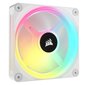CORSAIR QX RGB sērija, iCUE LINK QX120 RGB WHITE, 120 mm magnētiskais kupols RGB ventilators, paplašināšanas komplekts цена и информация | Datora ventilatori | 220.lv