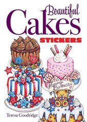 Beautiful Cakes Stickers цена и информация | Книги для малышей | 220.lv