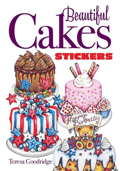 Beautiful Cakes Stickers цена и информация | Grāmatas mazuļiem | 220.lv