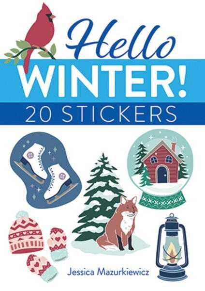 Hello Winter! Stickers цена и информация | Grāmatas mazuļiem | 220.lv