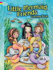 Little Mermaid Friends Coloring Book цена и информация | Книги о питании и здоровом образе жизни | 220.lv