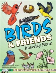 Birds & Friends Activity Book: An Introduction to Backyard Birds for Kids цена и информация | Книги для малышей | 220.lv