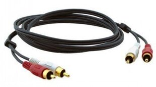 Kramer C-2RAM/2RAM-3 2 RCA Audio, 0.9 м цена и информация | Кабели и провода | 220.lv