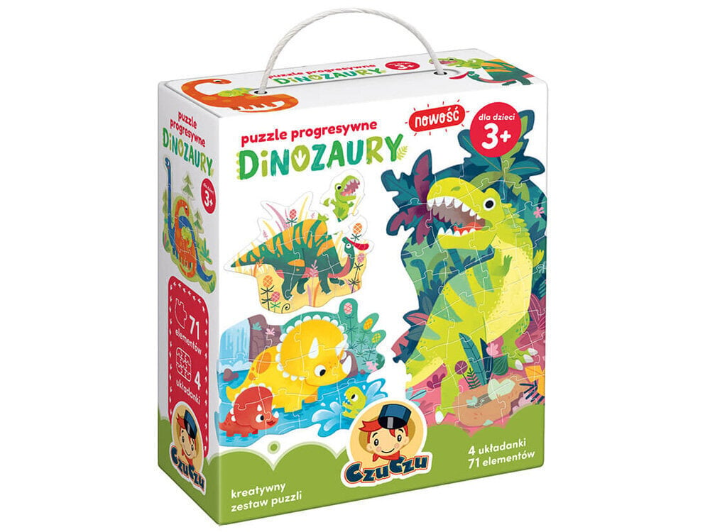 Puzle Czuczu Dinozauri, 71 d. cena un informācija | Puzles, 3D puzles | 220.lv