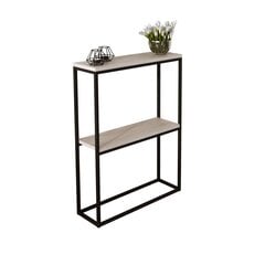 Konsoļu galds Adrk Furniture Mason, melns/balts цена и информация | Столы-консоли | 220.lv