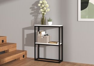 Консольный стол ADRK Furniture Mason, черный/белый цена и информация | Столы-консоли | 220.lv