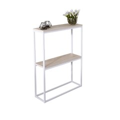 Консольный столик ADRK Furniture Mason, коричневый/белый цена и информация | Столы-консоли | 220.lv