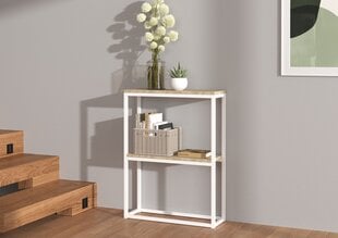 Konsoles galds Adrk Furniture Mason, brūns/balts цена и информация | Столы-консоли | 220.lv