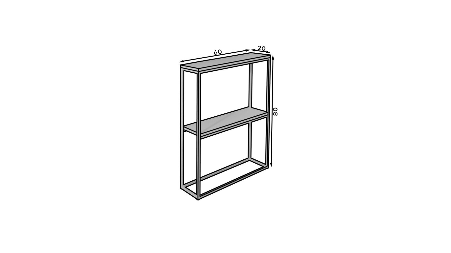 Konsoles galds Adrk Furniture Mason, brūns/balts цена и информация | Konsoles galdiņi | 220.lv