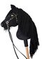 Plīša zirgs uz nūjas lēkšanai Hobby Tovero, melns цена и информация | Rotaļlietas zīdaiņiem | 220.lv