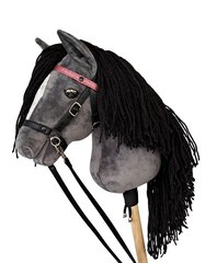 Plīša zirgs uz nūjas lēkšanai Hobby Tovero, pelēks cena un informācija | Rotaļlietas zīdaiņiem | 220.lv