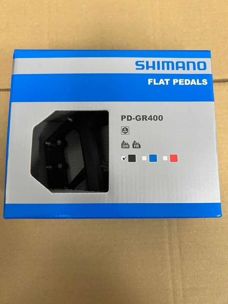 Velosipēdu pedāļi Shimano PD-GR400 cena un informācija | Citas velosipēdu rezerves daļas | 220.lv