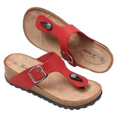 Sieviešu loka balsta sandales Jomix, sarkanas cena un informācija | Sieviešu sandales | 220.lv