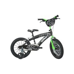 Bērnu velosipēds Bicicletta Verde 16", melns цена и информация | Велосипеды | 220.lv