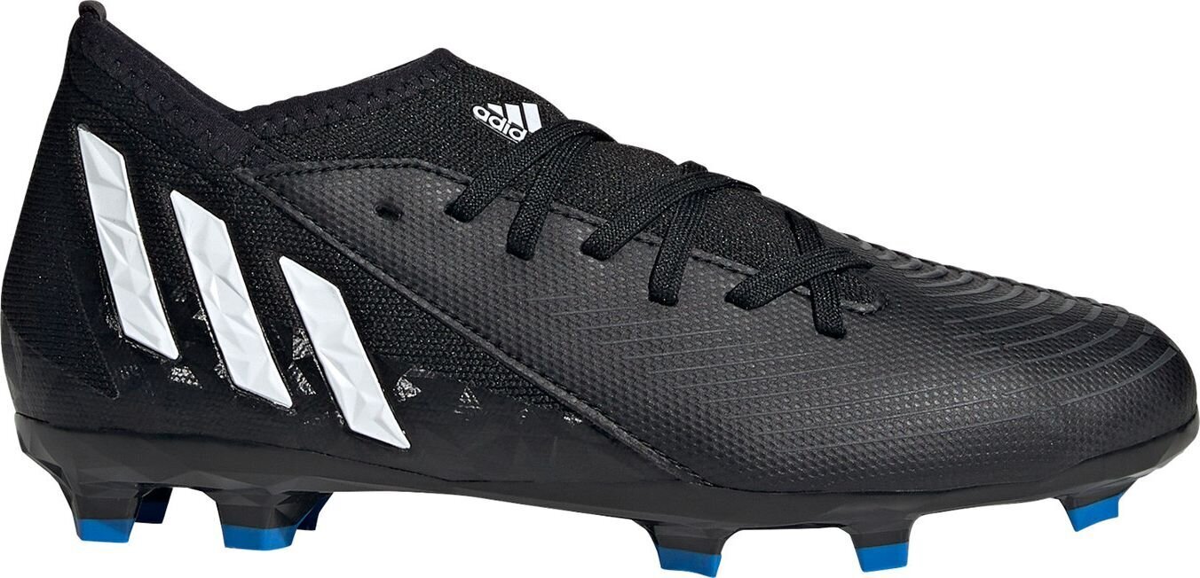 Futbola apavi bērniem Adidas Predator Edge.3 FG J, 38. izmērs, melni cena un informācija | Futbola apavi | 220.lv