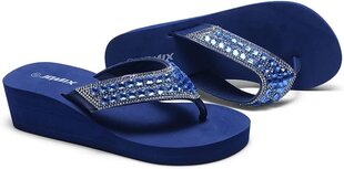 Sieviešu flip flops Jomix, zili cena un informācija | Iešļūcenes, čības sievietēm | 220.lv