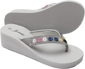 Sieviešu flip flops Jomix, pelēki cena un informācija | Iešļūcenes, čības sievietēm | 220.lv