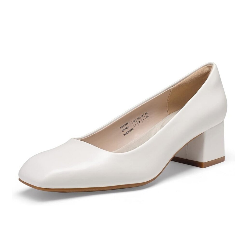Sieviešu Mary Jane stila apavi Dream Pairs, balti cena un informācija | Sieviešu kurpes | 220.lv