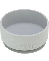 Силиконовая миска Moomin Silicone, серый цвет, 6+ месяцев цена и информация | Детская посуда, контейнеры для молока и еды | 220.lv