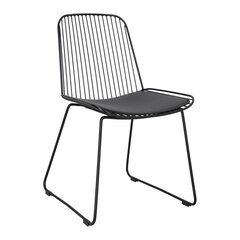 Krēsls Intesi Dill, melns cena un informācija | Virtuves un ēdamistabas krēsli | 220.lv