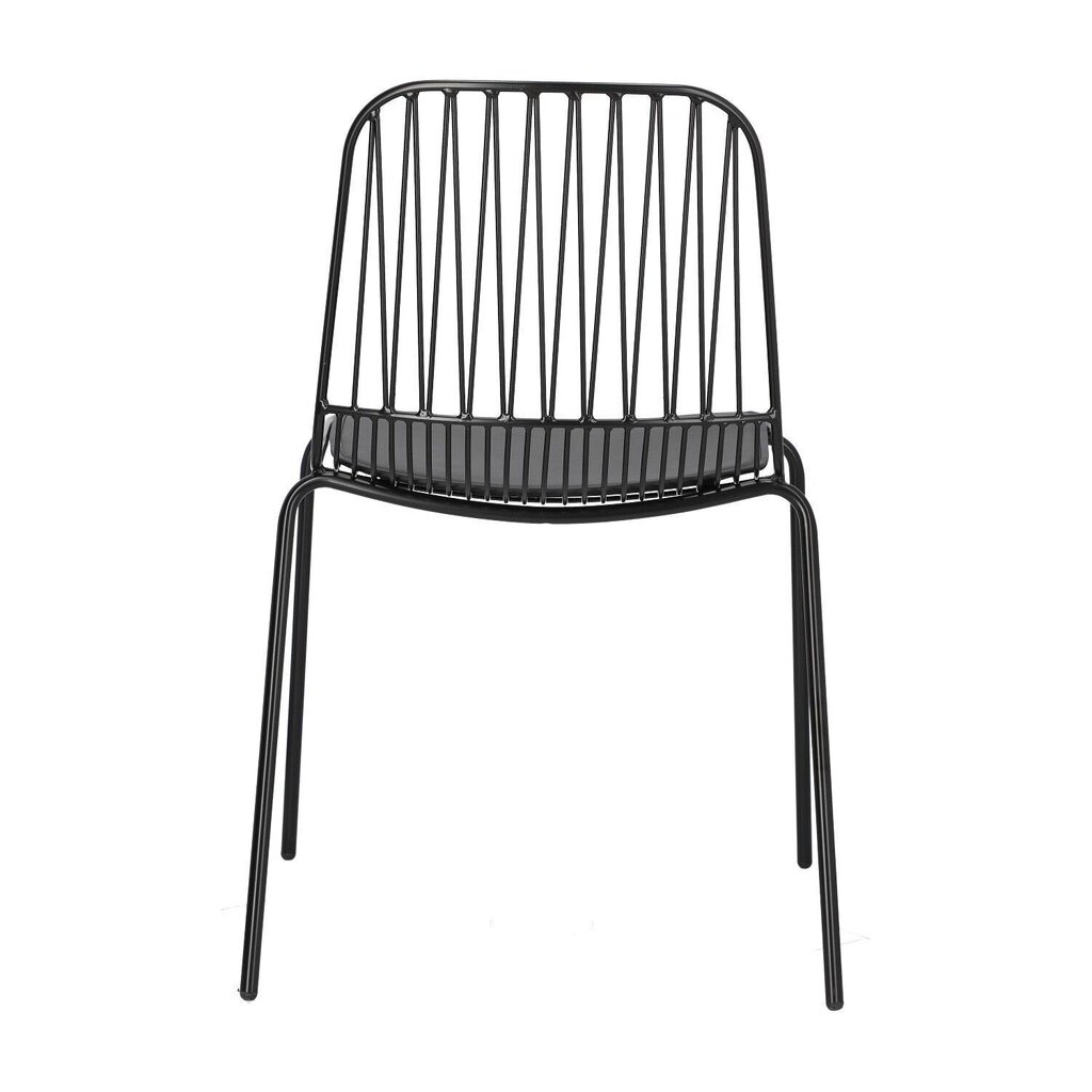Krēsls Intesi Willy, melns cena un informācija | Virtuves un ēdamistabas krēsli | 220.lv