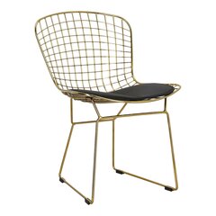 Krēsls D2.Design Harry, zelta cena un informācija | Virtuves un ēdamistabas krēsli | 220.lv