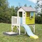Bērnu dārza māja ar slidkalniņu un smilšu kasti Smoby, Stilt House, 76 cm x 76 cm x 171 cm  cena un informācija | Bērnu rotaļu laukumi, mājiņas | 220.lv