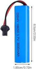 1 шт. литий-ионный аккумулятор 3.7V 3000mAh с разъемом SM-2P, совместимый с DE45 DE42 1:14 для внедорожных и дрифтовых гонок цена и информация | Батерейки | 220.lv