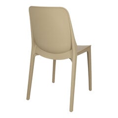 Пластиковый стул Ginevra серо-бежевого цвета цена и информация | Стулья для кухни и столовой | 220.lv