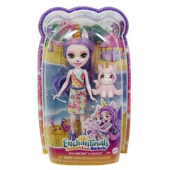 Кукла единорог Enchantimals Солнечный остров цена и информация | Игрушки для девочек | 220.lv