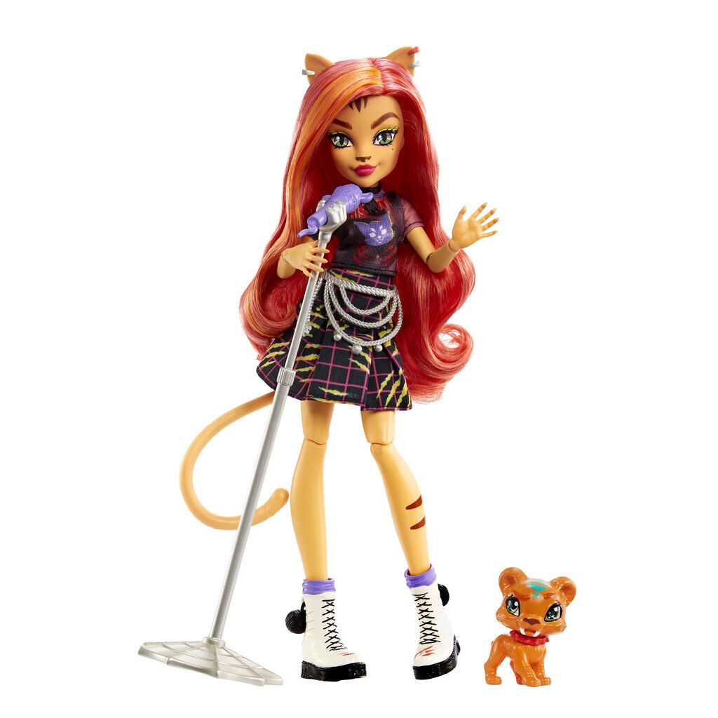 Lelle - dziedātāja ar aksesuāriem Monster High цена и информация | Rotaļlietas meitenēm | 220.lv
