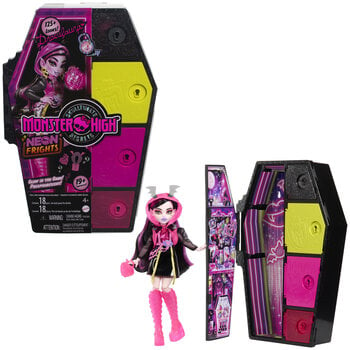 Кукла с сюрпризами Monster High Skulltimates, Дракулаура цена и информация | Игрушки для девочек | 220.lv