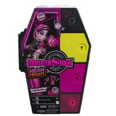 Lelle ar pārsteigumiem Monster High Skulltimates, Draculaura cena un informācija | Monster High Rotaļlietas, bērnu preces | 220.lv