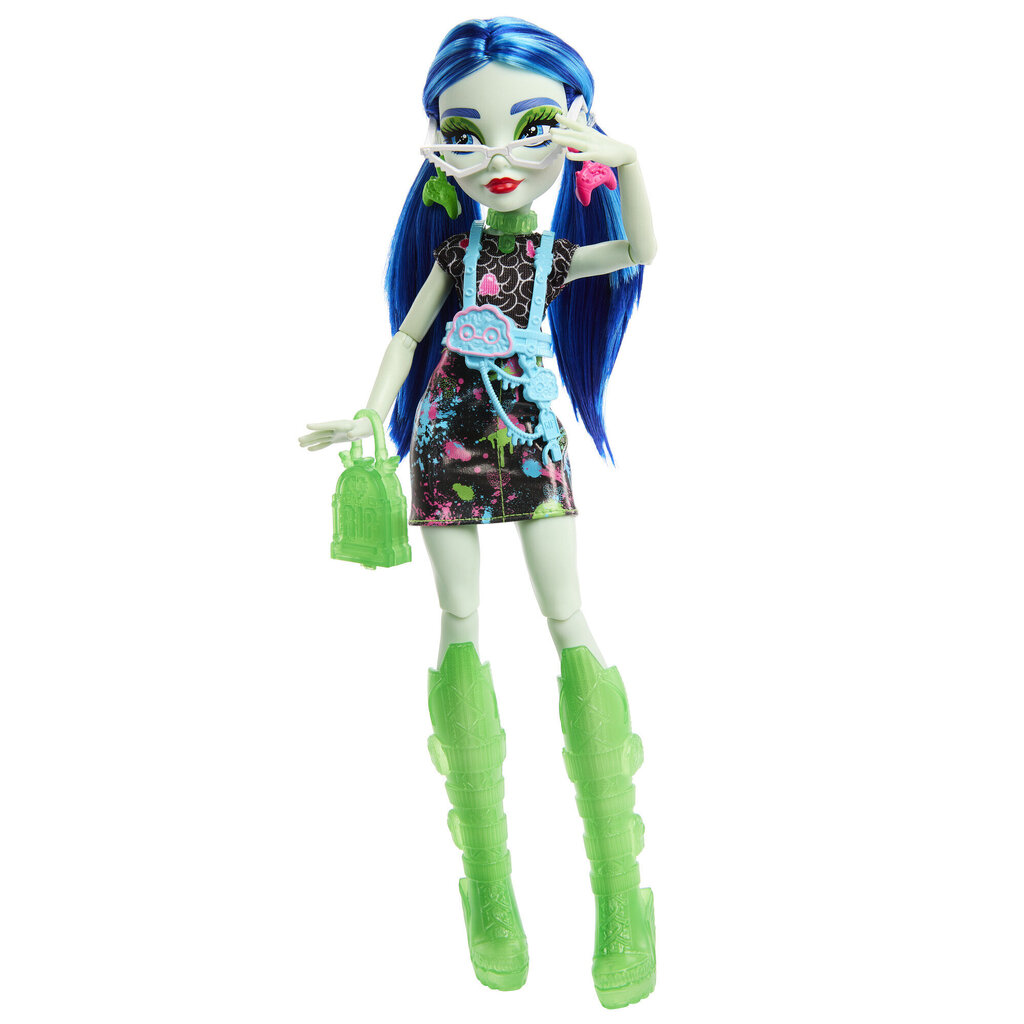 Lelle ar pārsteigumiem Monster High Skulltimates, Ghoulia Yelps cena un informācija | Rotaļlietas meitenēm | 220.lv