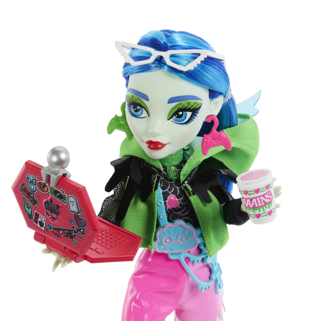 Lelle ar pārsteigumiem Monster High Skulltimates, Ghoulia Yelps cena un informācija | Rotaļlietas meitenēm | 220.lv